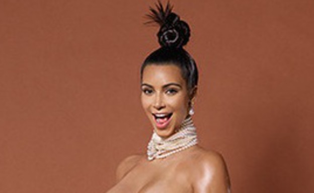 קים קרדשיאן בעירום מלא (צילום: papermag.com)