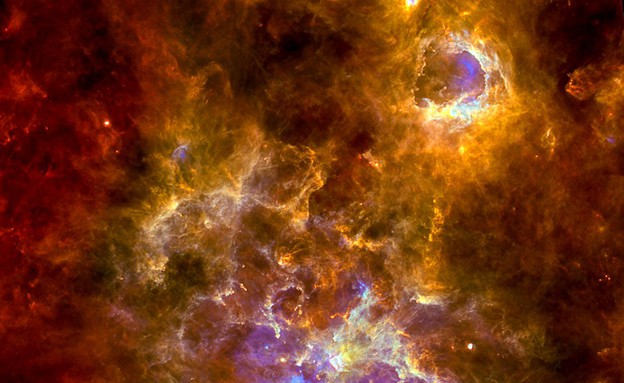פנים בערפילית (צילום: ESA) פנים בערפילית (צילום: ESA)