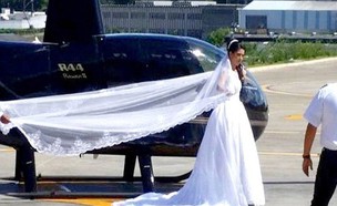 התרסקה במסוק ביום חתונתה (צילום: dailymail)
