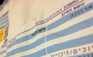 טופס ארנונה (צילום: חדשות 2)