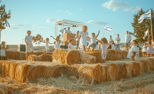חוגגים את חג שבועות (AI: mako)